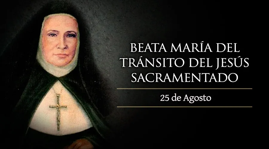 Beata María del Tránsito del Jesús Sacramentado