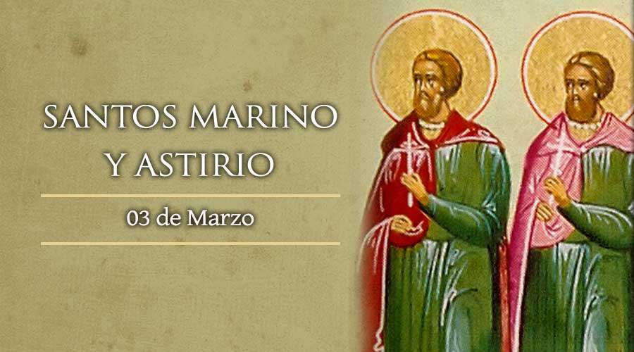 Santos Marino y Astirio, Mártires