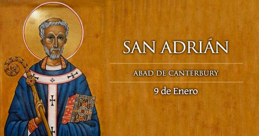 San Adrian, Abad de Canterbury