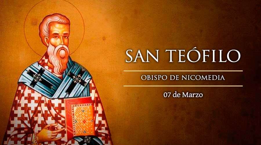 San Teófilo, Obispo de Nicomedia