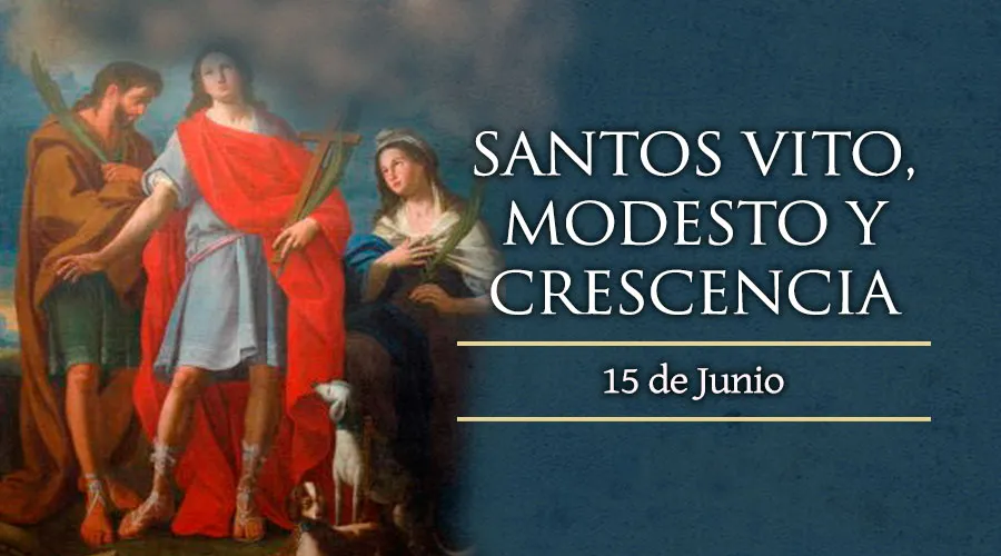 Santos Vito, Modesto y Crescencia, Mártires